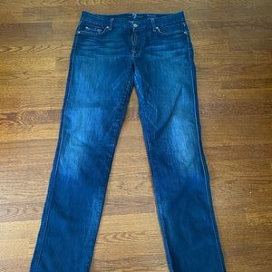 7 for all Mankind, Kimmie straight leg, size 32 EUC